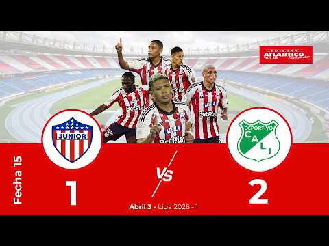 🔴 Junior Vs Cali - Liga BetPlay Fecha 15 - Viernes 3 de Abril de 2026
