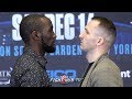 TERENCE CRAWFORD VS. MEAN MACHINE - FULL FACE  TO FACE  AT FINAL PRESS CONFERENCE