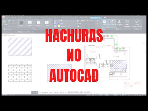 Vídeo: Como colocar hachura no AutoCAD: perguntas