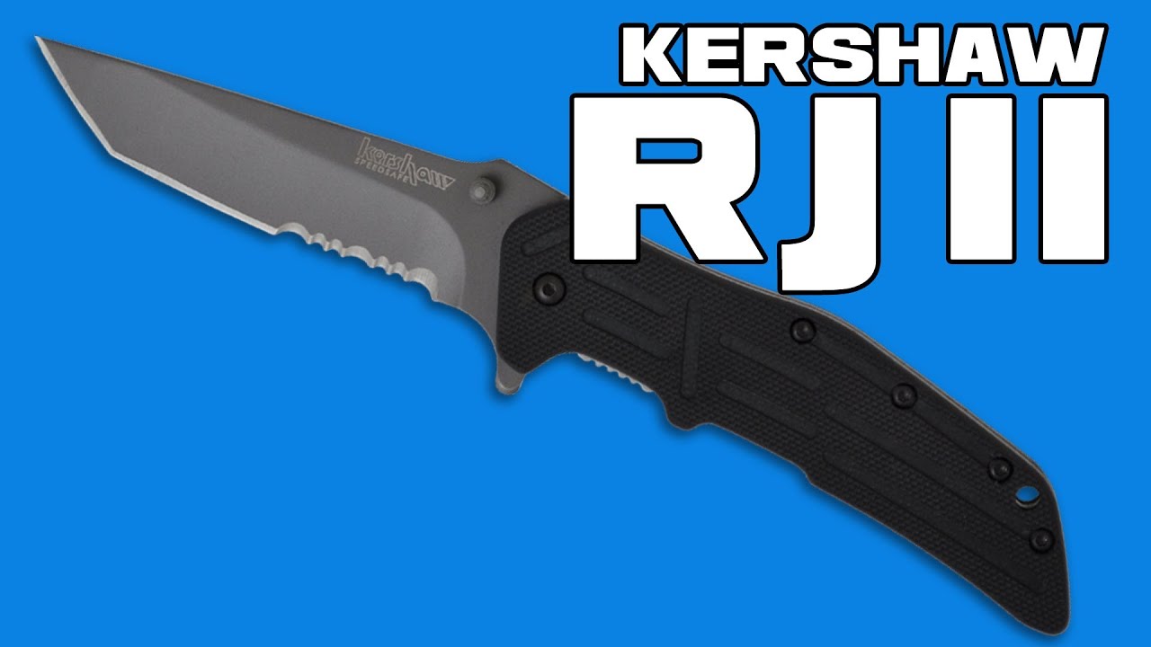 Kershaw RJ I Assisted Opening Knife (3.5" Gray Serr) 1985ST