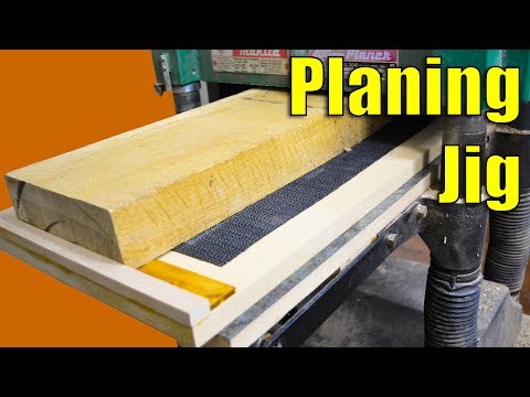 How to Use Your Planer as Jointer for Milling Large Pieces of Wood
