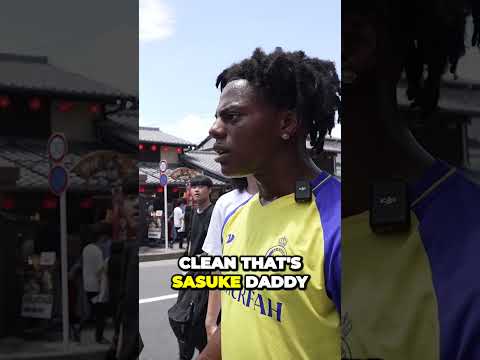 Speed meets a UCHIHA Clan member in JAPAN #speed #ishowspeed #japan #naruto #uchiha #shorts