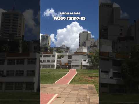 Entrando no Parque da Gare em Passo Fundo - RS #rs #walk #travel #passofundo