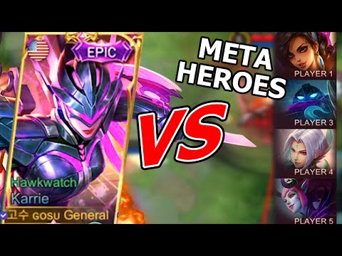 You have waited Hyper Karrie VS Hyper Ling, Meta heroes | Mobile Legends