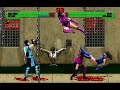 Sub Zero Kitana Vs Rain Mileena MK2 FINAL MUGEN