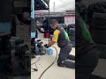 5 on 5 off: Watch Kevin Harvick's tire changer practice a pit stop | #shorts | NASCAR