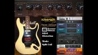 Video thumbnail for Kramer Pacer Deluxe '87 - Lead tone test - (every pick-up variation) by Bence Koczka