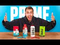 TRYING ALL NEW KSI & LOGAN PAUL PRIME PRODUCTS!