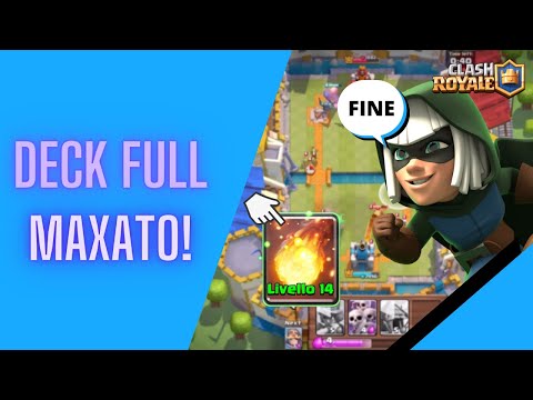 FULL MAXO IL MIO DECK AL LIVELLO 14! - Clash Royale