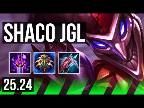 SHACO vs KHA'ZIX (JGL) | Good KDA: 19/1/4 | EUNE Grandmaster | 25.24