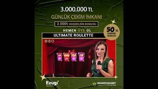 #grandpashabet I Ezugi Ultimate Roulette I Yeni Bir Ezugi Rulet Oyunu!