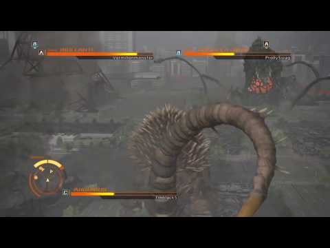 GODZILLA PS4 versus mode : Anguirus vs. Biollante vs. Godzilla 2014 "Got Her"