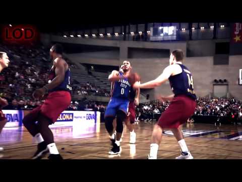 RUSSEL WESTBROOK AMAZING DUNK VS BARCELONA!!
