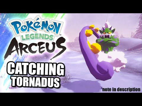 POKEMON LEGENDS ARCEUS: HOW TO CATCH NO 231 TORNADUS