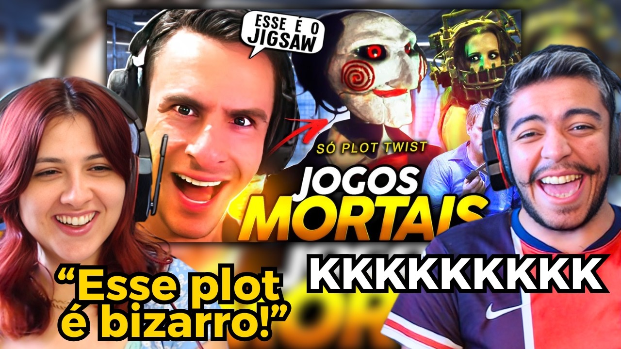 SUPER XANDÃO ASSISTINDO JOGOS MORTAIS 1 | ESSE É O JIGSAW? | REACT