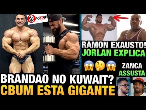 CBUM EVOLUINDO E RAMON ESTÁ EXAUSTO (JORLAN EXPLICA) - ZANCA ASSUSTANDO RUDE - BRANDÃO NO KUWAIT ??