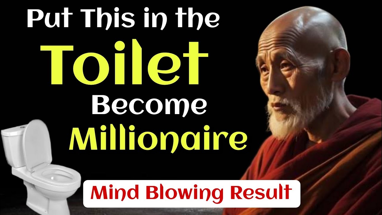 THROW IT DOWN THE TOILET and you will NEVER AGAIN have DEBT POVERTY and BAD LUCK| Buddhist Teachings