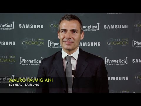 iGnovation - video intervista Mauro Palmigiani, B2B head Samsung