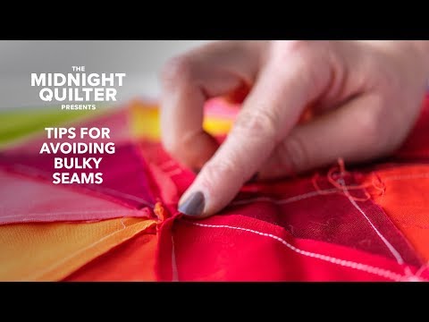 3 Tips For Avoiding Bulky Seams | Quilting Tricks with Angela Walters