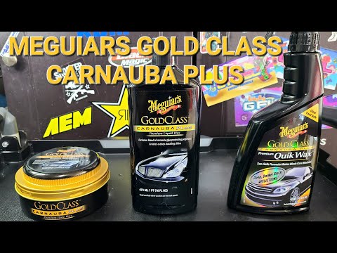 [VS] MEGUIAR'S GOLD CLASS CARNAUBA WAX | Paste, Liquid, or Spray - Which is Best?