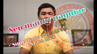 Download lagu Sen manny pacquiao suportado ang ALPHA KAPPA RHO (MAYKELL AKP73 YT) mp3
