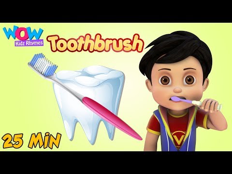Nursery Rhymes Learning Videos for Kids  | Tooth Brushing Song  | Healthy Habits Songs