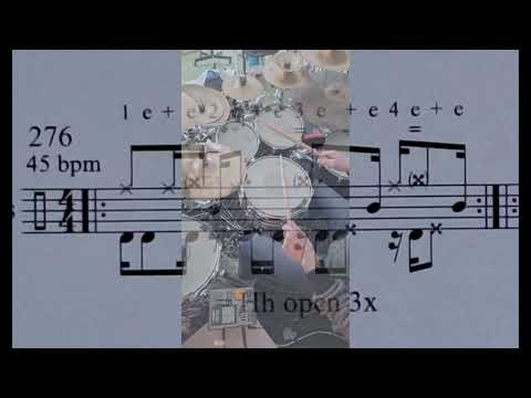 Jan Prins Hi-Hat Integration Nr 276, 4/4, 45 bpm