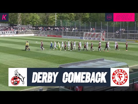 Joker stellt Kölner Stadtderby in 10 Minuten auf den Kopf! | 1. FC Köln U21 - SC Fortuna Köln