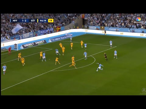 Malmö FF 2 - 2 IFK Göteborg stort dramatiskt när Martin Olsson gör ett drömmål i sista minuten