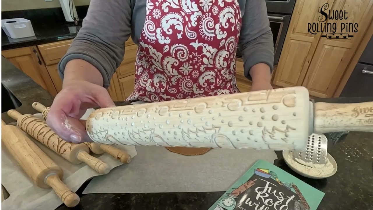 Sweet Rolling Pins: How to use engraved rolling pins for cookies