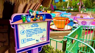Mad Tea Party - Full Ride Disneyland [4K POV]