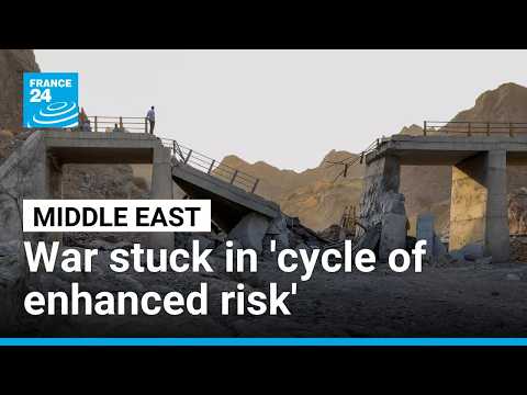 Middle East war stuck in 'cycle of enhanced risk' as US and Iran exchange strikes