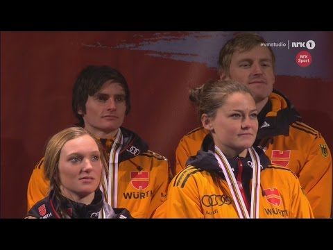 Deutschland holt Gold im Mixed (Ski Weltmeisterschaft 2015) Carina Vogt | Severin Freund | DSV WM