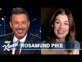 Rosamund Pike on Crazy River Rafting Trip, Kids’ Toothpaste Reviews & Golden Globe Nomination