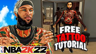 *NEW* HOW TO GET ANY TATTOOS FREE IN NBA 2K22! UNLIMITED FREE TATTOO GLITCH AFTER PATCH