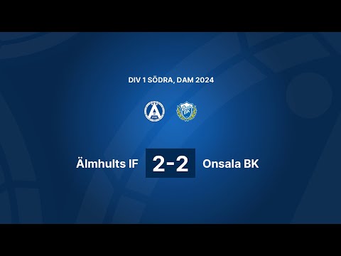 Älmhults IF - Onsala BK (2-2)
