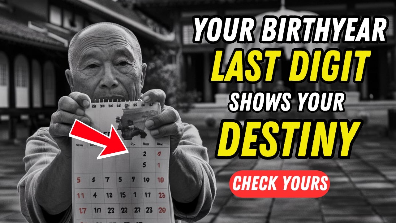 The Meaning Behind the Last Digit of Your Birth Year you'll Be SHOCKED | Buddhist Teachings