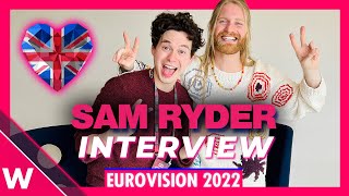 Sam Ryder “SPACE MAN” (U.K. Eurovision 2022) | Interview after second rehearsal