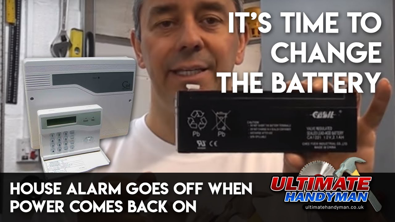 Why does my alarm go off when there is a power cut? Wiki REF