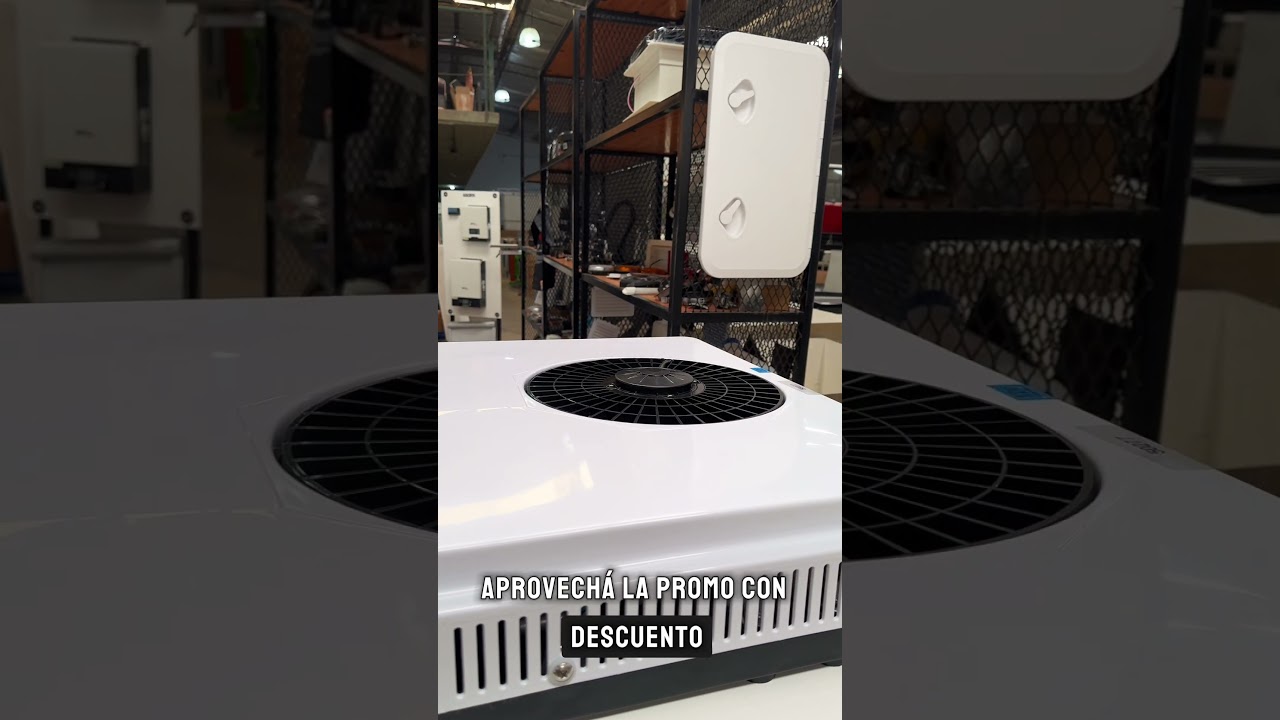 Video de Aire Acondicionado 12v HDK - Instalacion en Escotilla