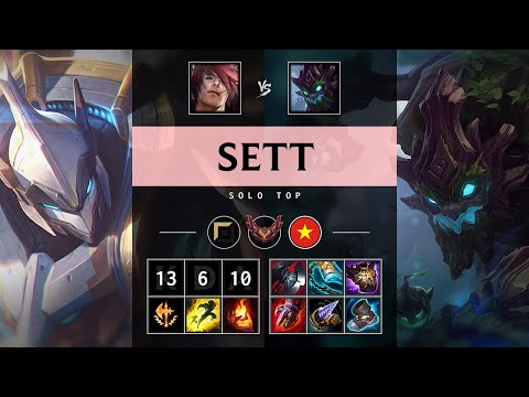 Sett Top vs Maokai: Dominating - VN Grandmaster Patch 14.24