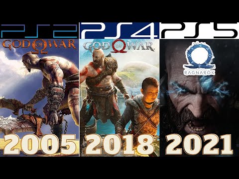 God of War PlayStation Evolution PS2 - PS5 (2005-2021)