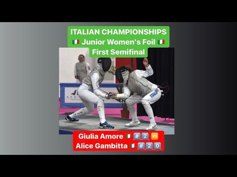 Italian Championships 2022 JWF - L4 - Giulia Amore v Alice Gambitta