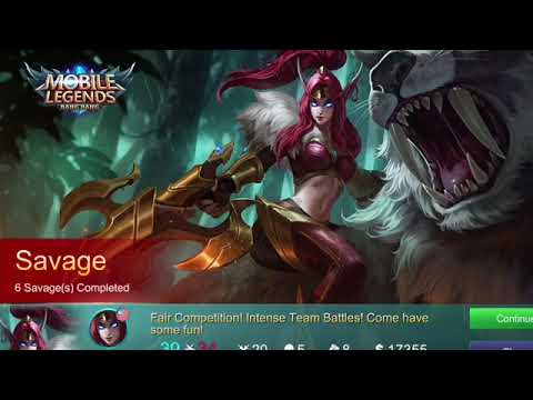 My First Ever Savage Using Irithel : MOBILE LEGENDS