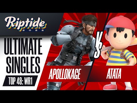 ApolloKage vs ATATA - Ultimate Singles Top 48: WR1 - Riptide 2022 | Snake vs Ness