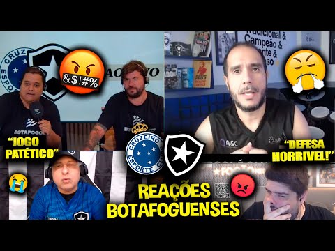 REAÇÕES dos BOTAFOGUENSES FURIOSOS com a DERROTA - CRUZEIRO 3X2 BOTAFOGO [REACT BRASILEIRÃO 2024]