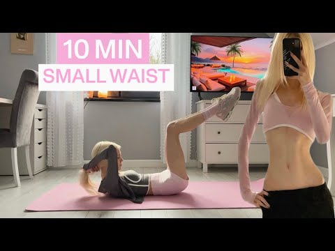 10 Minute SMALL WAIST Workout for SNATCHED Waist // NO EQUIPMENT