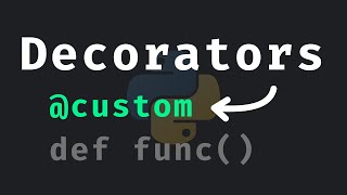 Download the video "How To Make A Simple Function Decorator (Python Recipes)"