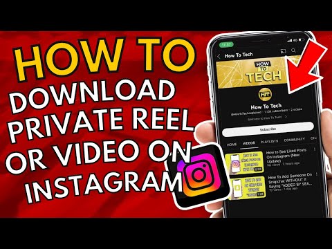 How To Download Private Video/Reels From Instagram