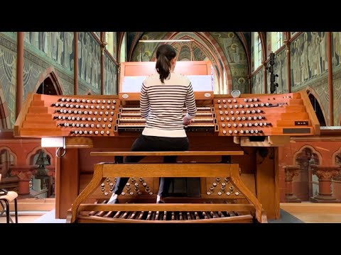 G.F. HANDEL - Arrival of the Queen of Sheba, from 'Solomon', (Anne-Isabelle de Parcevaux, organ)